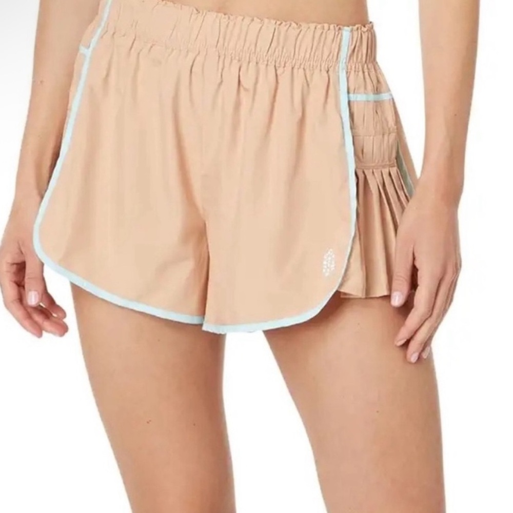 Free People Movement Easy Tiger Shorts Tulip Pink